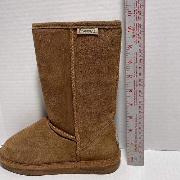 BearPaw Emma Tall Suede Sheepskin Winter Boots - Picture 15 of 16